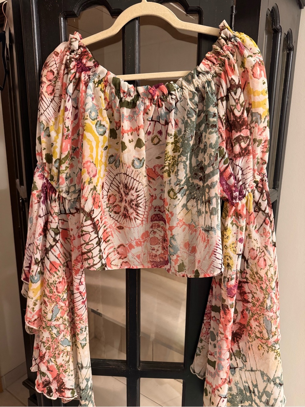 Live 4 Truth Multicolor Floral Off-Shoulder Top